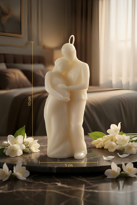 Couple Embrace Scented Candle | Romantic Gift for Anniversary Wedding - Sugandhit