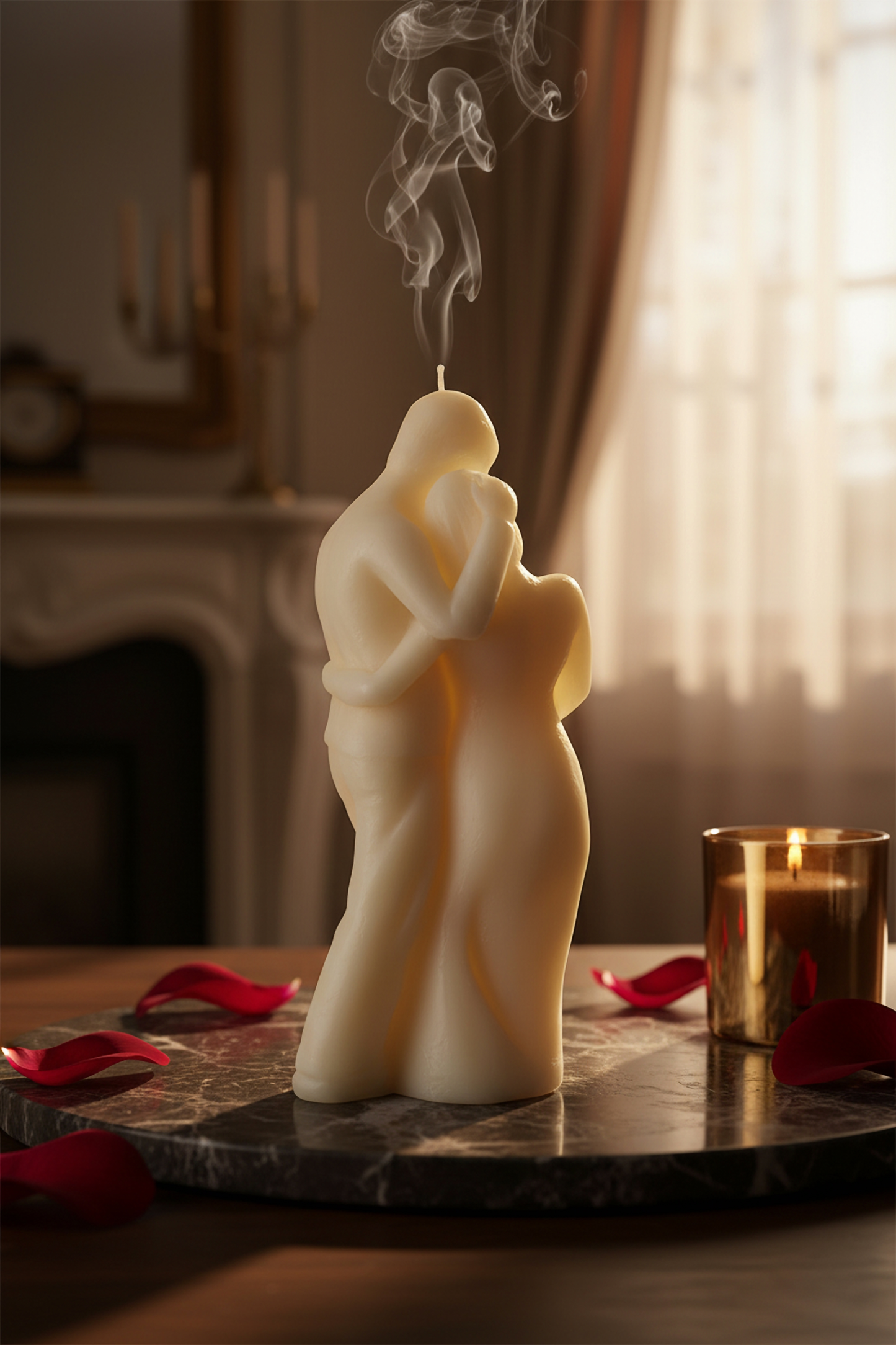 Couple Embrace Scented Candle | Romantic Gift for Anniversary Wedding - Sugandhit