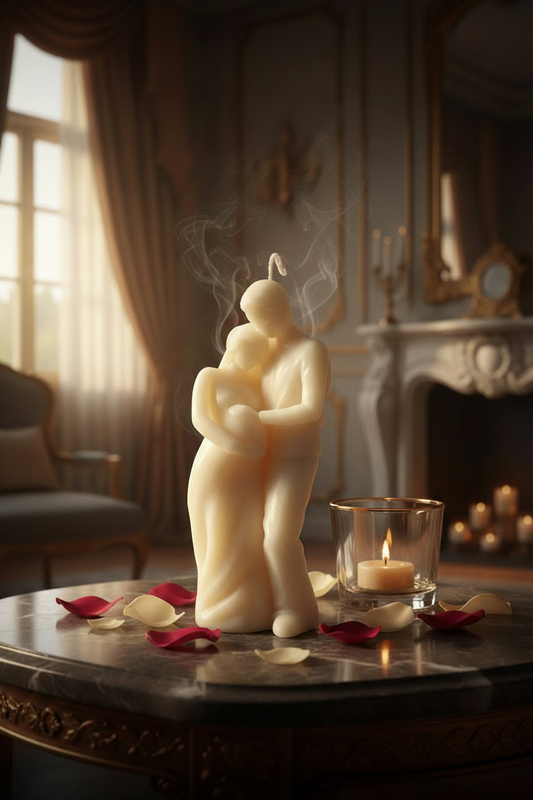 Couple Embrace Scented Candle | Romantic Gift for Anniversary Wedding - Sugandhit